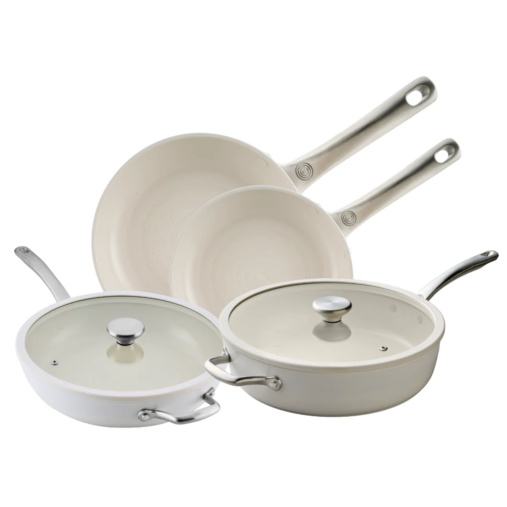 Halo LaserDefense™ Non-Stick Ceramic Frying Pan & Sauté Pan Set - 4 Piece