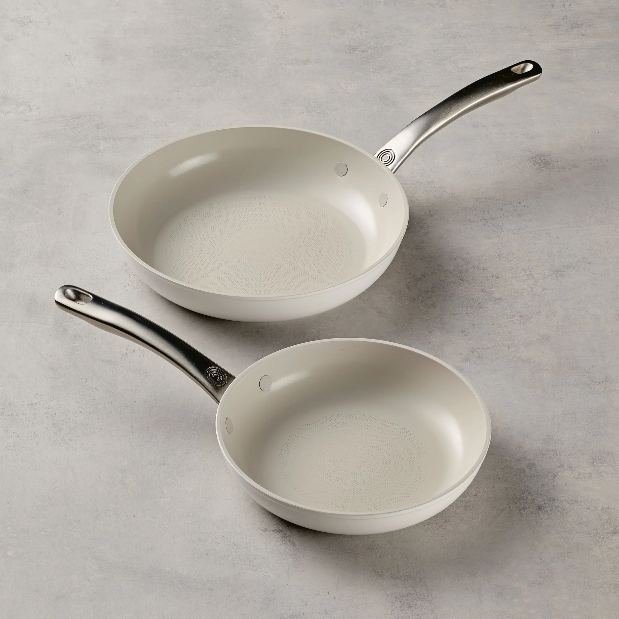 Halo LaserDefense™ Non-Stick Ceramic Frying Pan Twin Set - 20cm & 25cm - Image 2