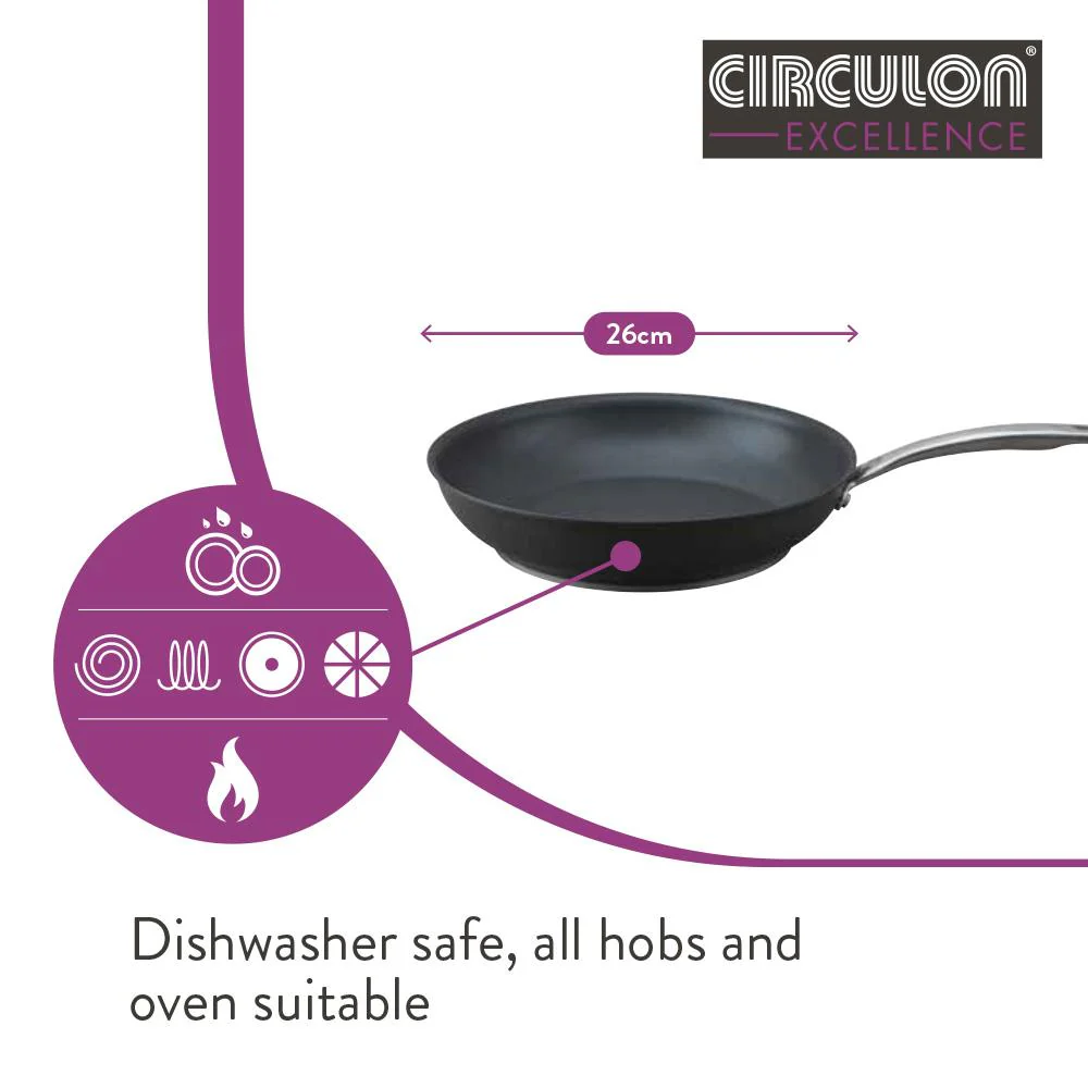 Excellence Non Stick Frying Pan Set - 26cm & 30cm - Image 8