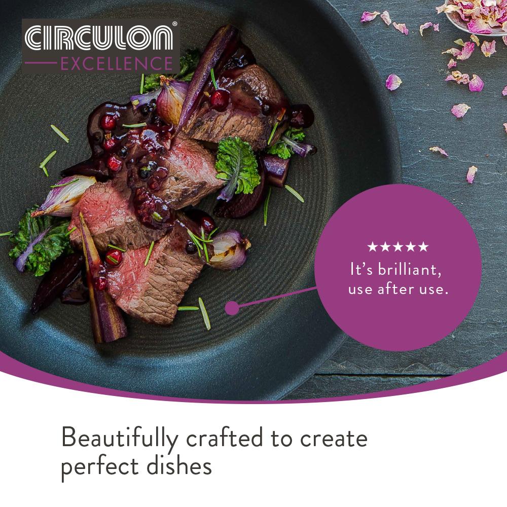 Excellence Non-Stick Frying Pan Set - 22cm & 26cm - Image 2