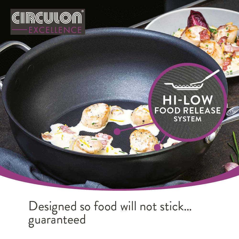 Excellence Non-Stick Frying Pan Set - 22cm & 26cm - Image 3