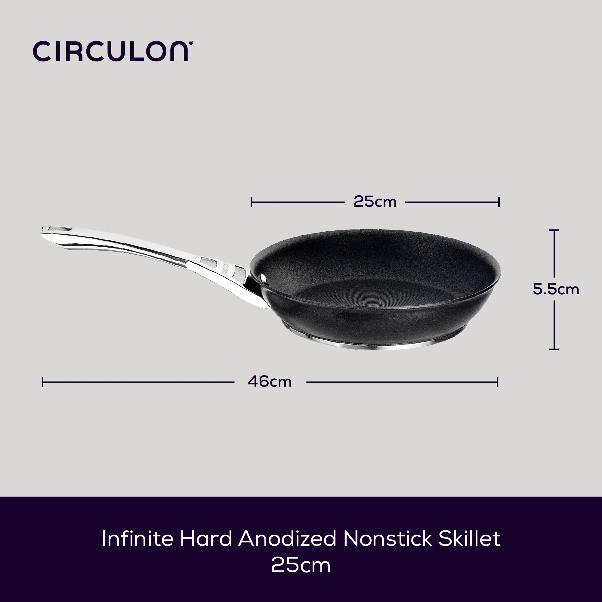 Infinite Non-Stick Induction French Skillet Pan - 3 Sizes - Image 6