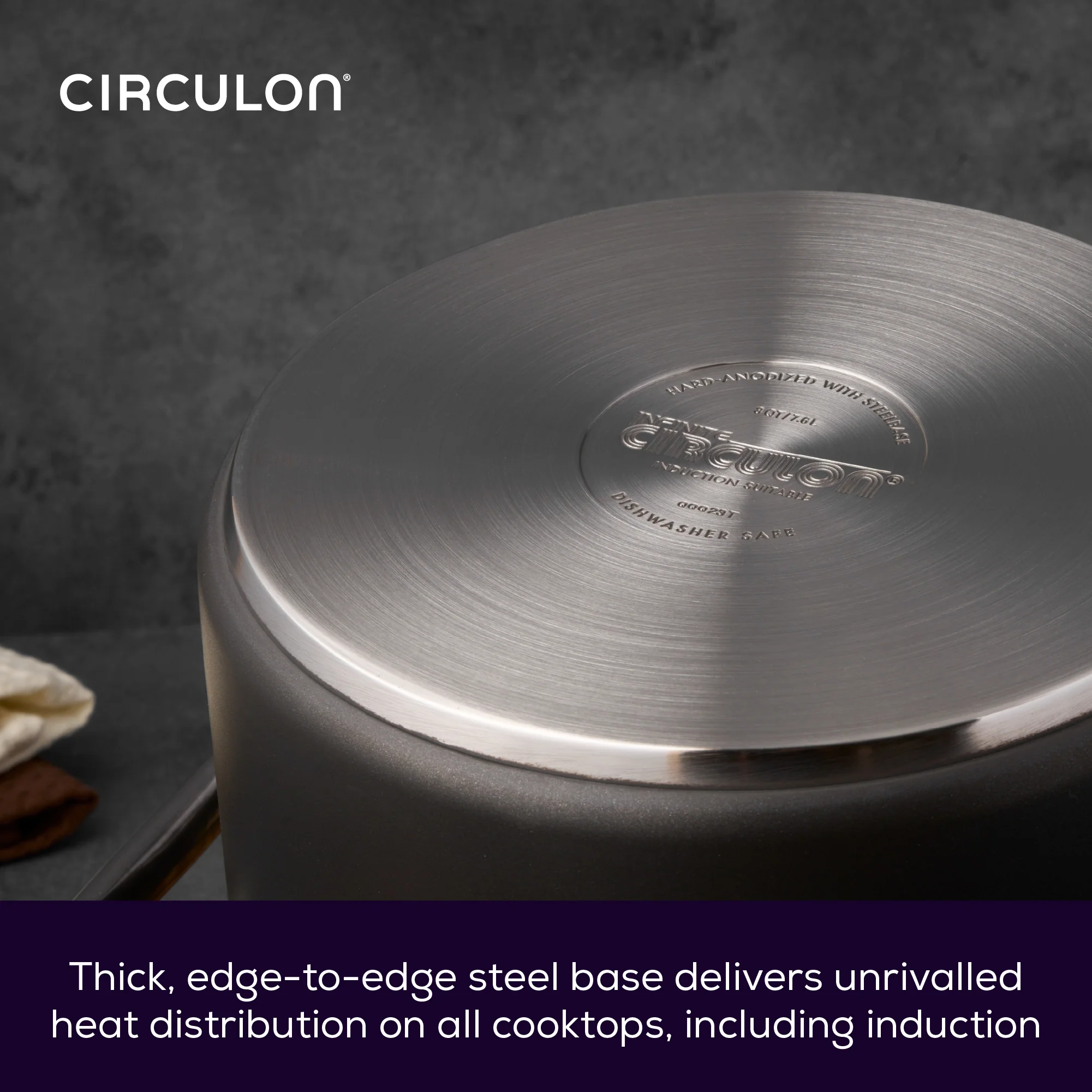 Infinite Non-Stick Induction Sauté Frying Pan & Lid - 24cm - Image 3