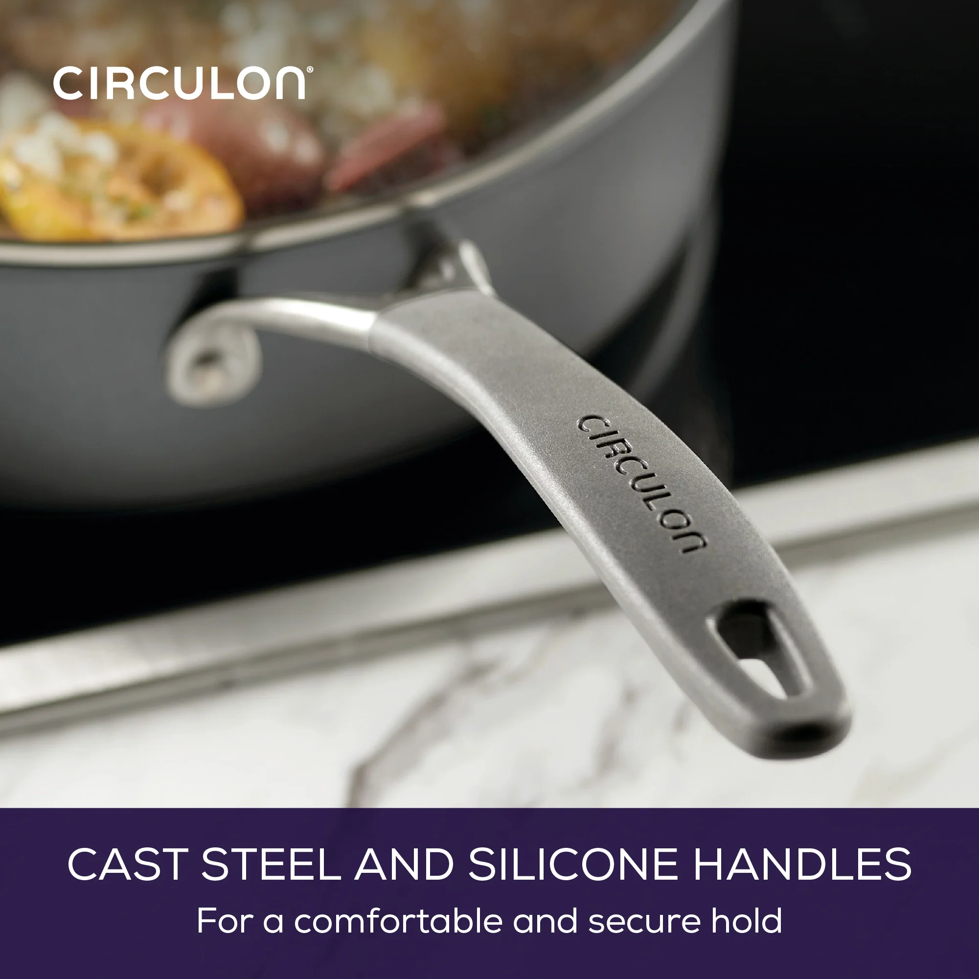 ScratchDefense Extreme Non-Stick Sauté Pan, Frying Pan & Straining Saucepans & Lids - 4 Pieces - Image 9
