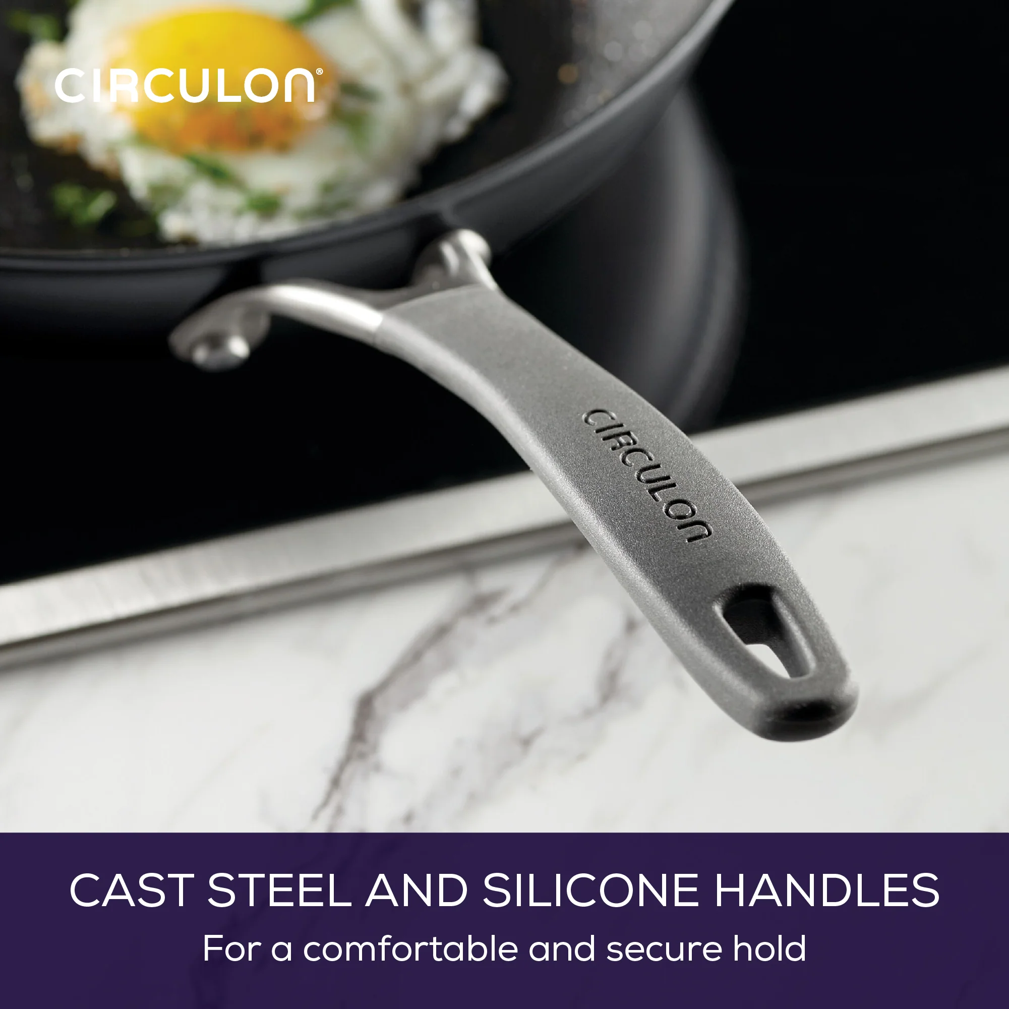 ScratchDefense Extreme Non-Stick Frying Pan, Saucepan, Sauté & Stockpot Set - 5 Pieces - Image 7