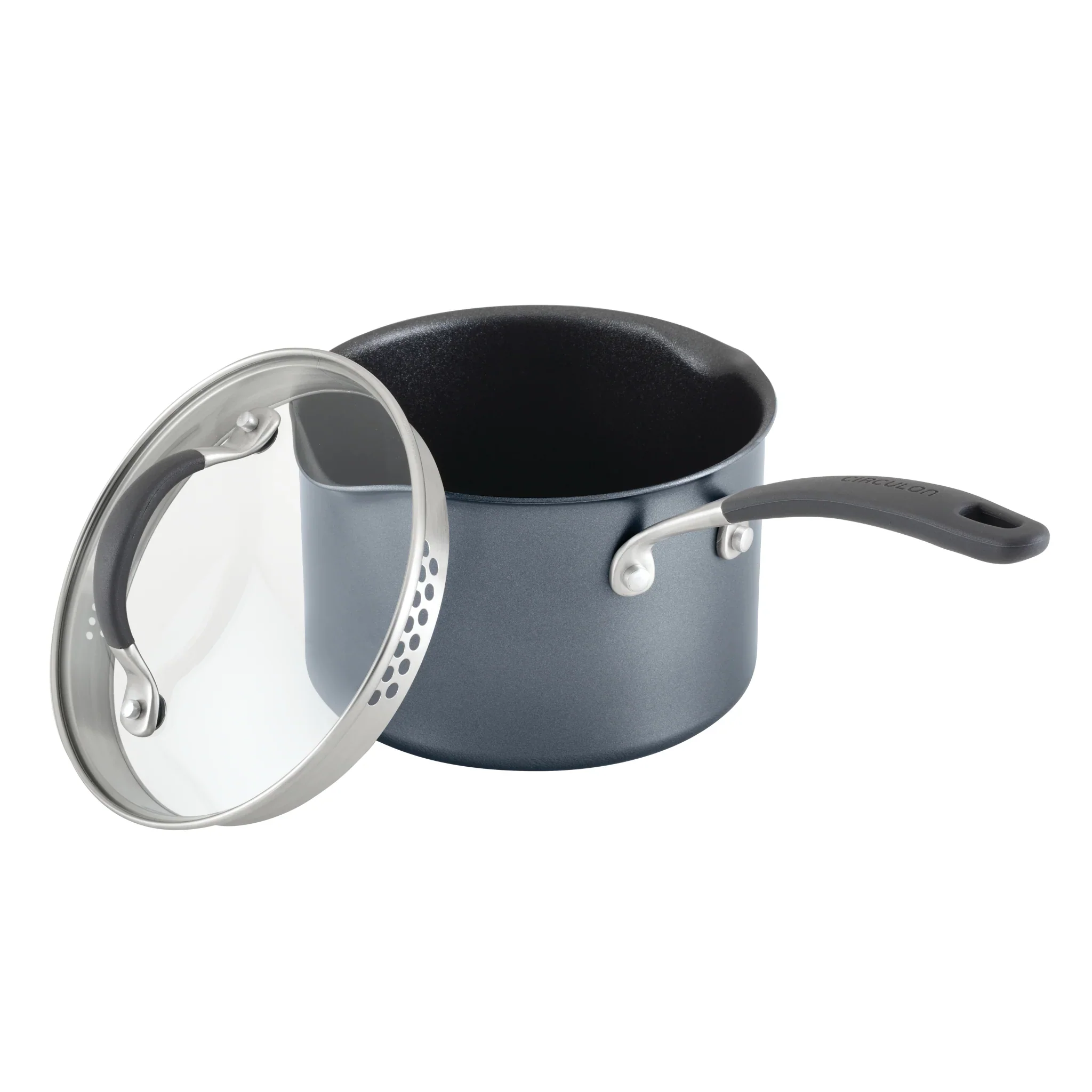 ScratchDefense Extreme Non-Stick Straining Saucepan & Lid - 2 Sizes - Image 15