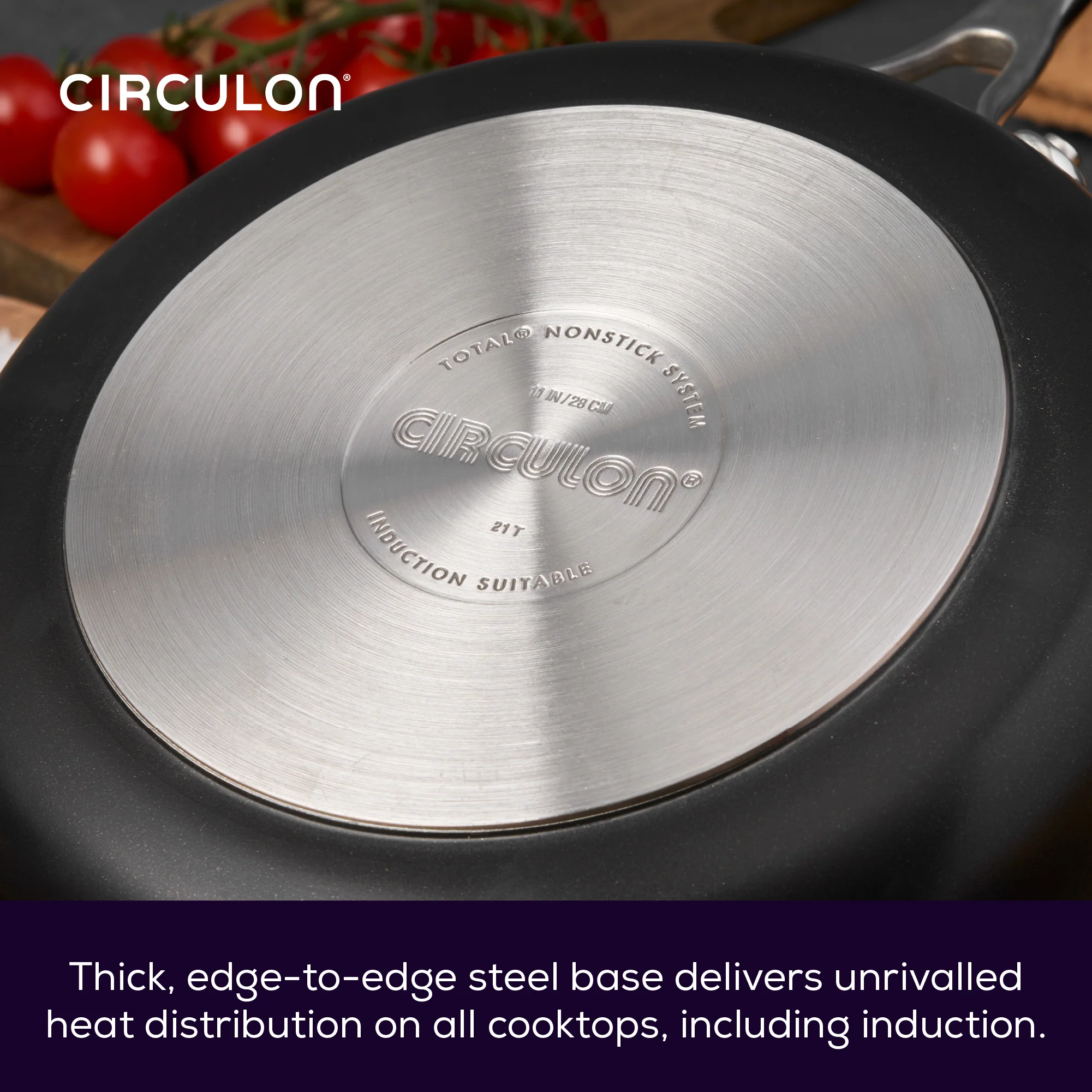 Style Non-Stick Induction Sauté Pan & Lid - 2 Sizes - Image 4