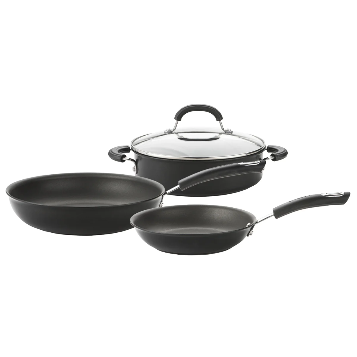Total Non-Stick Skillet & Shallow Casserole Dish Set - 3 Pieces